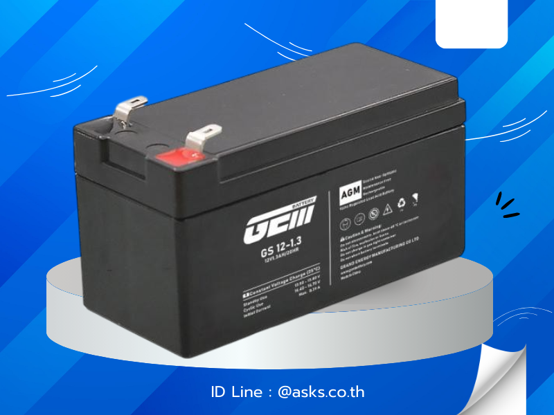 แบตเตอรี GEM รุ่น GS12-1.3