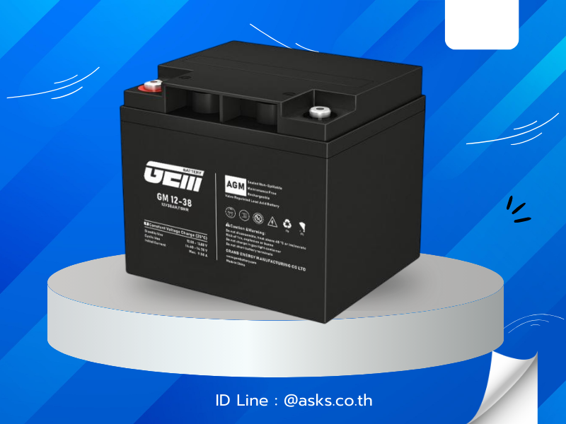 แบตเตอรี GEM รุ่น GM12-38