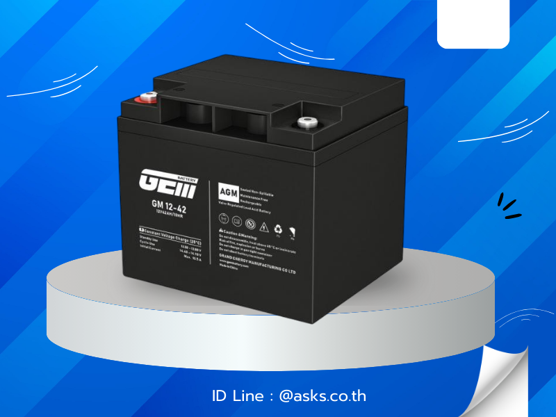แบตเตอรี่ GEM รุ่น GM12-42