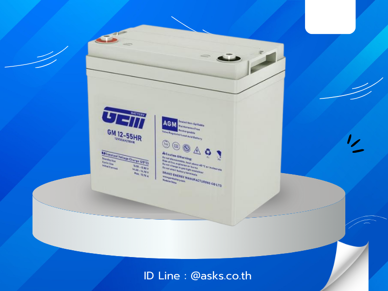 แบตเตอรี่ GEM รุ่น GM12-55