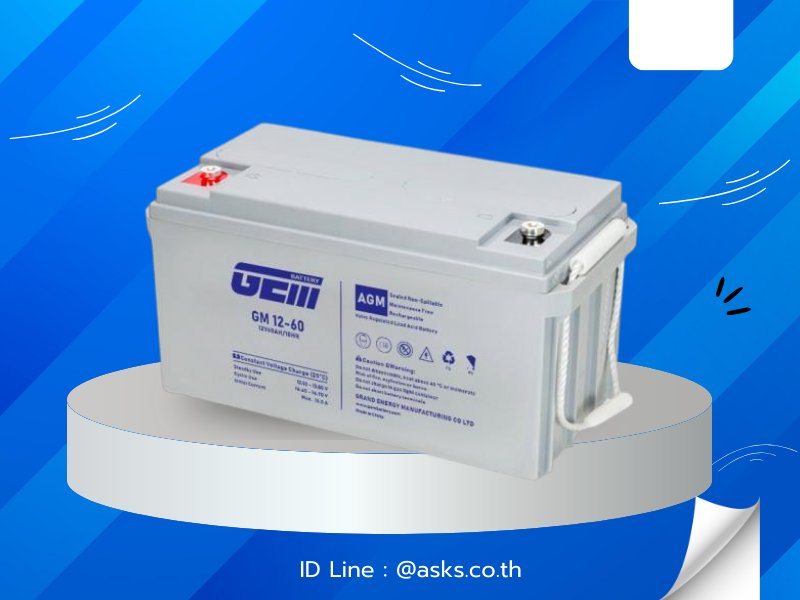 แบตเตอรี GEM รุ่น GM12-60