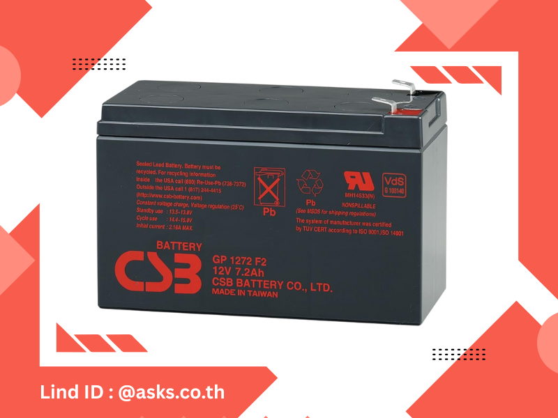 แบตเตอรี่ CSB รุ่น GP1272