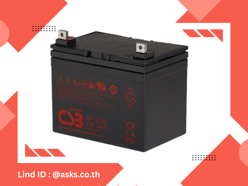 แบตเตอรี่ CSB รุ่น GP12340
