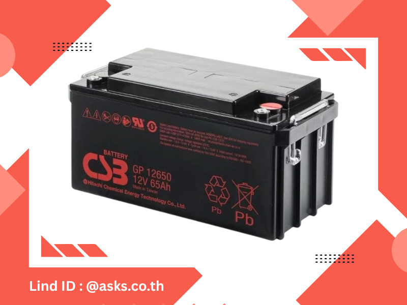 แบตเตอรี่ CSB รุ่น GP12650